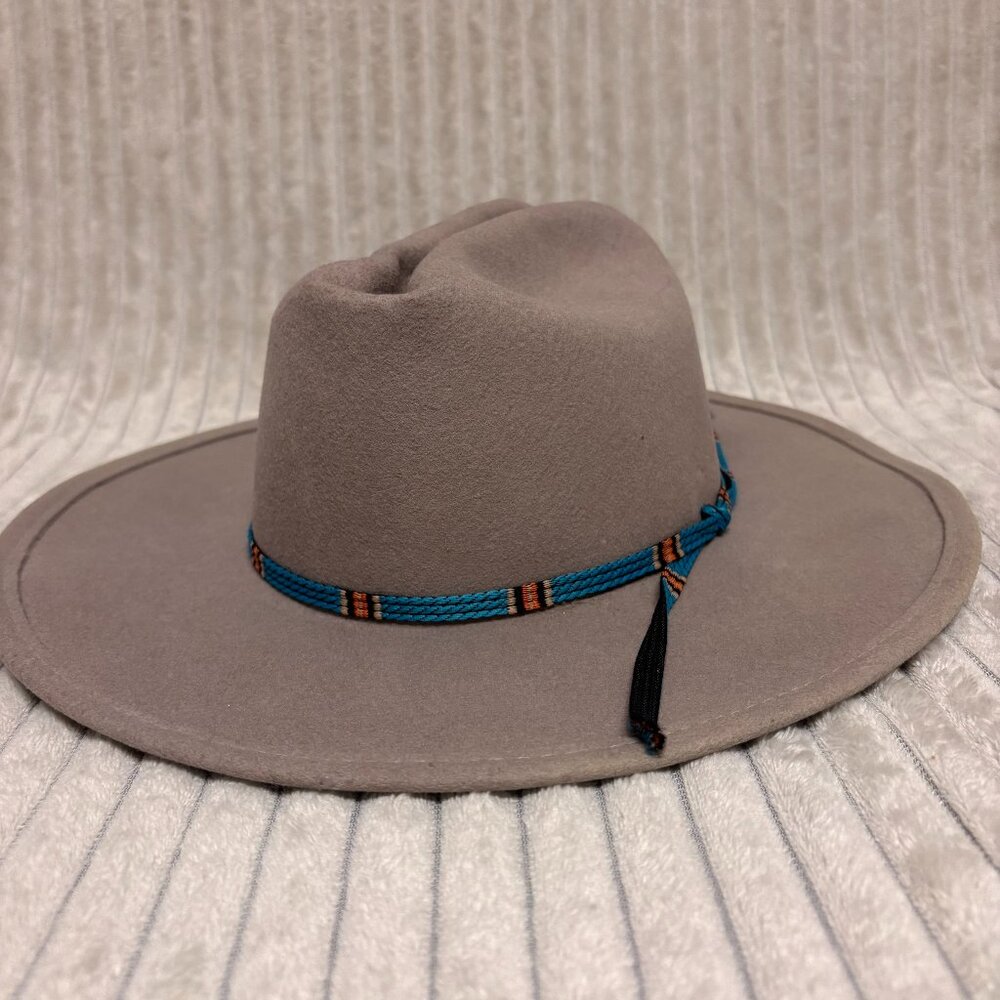 Dorfman Pacific 100% Wool Wide Brim Fedora Size 7